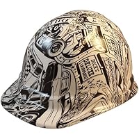 Hydro Dipped Cap Style Hard Hat - Hot Rod