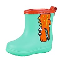 Cartoon Children's Rain Boots Non Slip Children Water Shoes Classic Children Rainboots Rain Comfy Kids Flower Boots