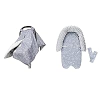 Baby Car Seat Cover & Baby Car Seat Head Support for Boys and Girls, Dinosaur