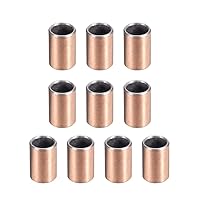 uxcell Sleeve Bearing 8mm Bore x 10mm OD x 15mm Length Plain Bearings Wrapped Oilless Bushings 10pcs