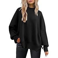EFAN Women's Oversized Sweaters 2024 Fall Crewneck Batwing Sleeve Pullover Sweaters