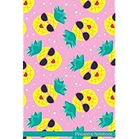 Pineapple Notebook: Notebook Journal For Teens and Adults | 120 Pages | Grey Lines | Glossy Cover | 6 x 9 In