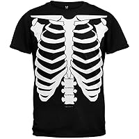 Halloween Skeleton Glow in The Dark Costume T-Shirt