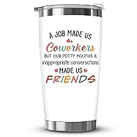 Gifts for Coworkers, Friends, Female, Work Bestie for Women - Birthday, Thank You, Friendship, Farewell, Going Away, Goodbye Gifts for Coworkers, Work Bestfriend Ideas - Coworker Tumbler Cup