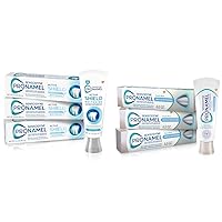 Sensodyne Pronamel Whitening Enamel Toothpaste Bundle - Cool Mint 3.4oz x 3 and Fresh Mint 4oz Packs of 3