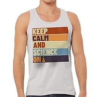 Keep Calm and Science on Jersey Tank - Chemistry Themed Gift - Gifts for Him