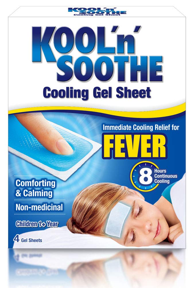 Kool 'N' Soothe Kids Cooling Strip Sachets, Pack of 4