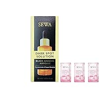 Sewa Dark Sport Solution Black Ginseng Ampoule Concentrate & Super Boost, Malasma Treatment 30ml (freegift 3 Piece)