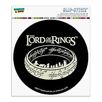 The Lord of The Rings The Journey Automotive Car Window Locker Circle Bumper Sticker
