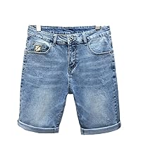 Summer Stretch Thin Bermuda Cotton Denim Jeans Men Knee Length Soft Ropa Hombre Shorts