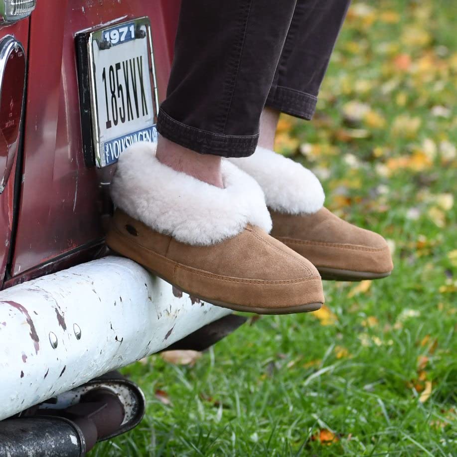 Acorn Men's Sheepskin Bootie Slipper