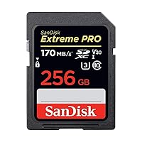 [Older Version] SanDisk 256GB Extreme PRO SDXC UHS-I Card - C10, U3, V30, 4K UHD, SD Card - SDSDXXY-256G-GN4IN