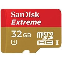 SanDisk Extreme 32GB UHS-I/U3 Micro SDHC Memory Card Up To 60MB/s Read With Adapte-SDSDQXN-032G-G46A [Older Version]