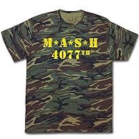Camouflage Yellow Print Adult T-Shirt