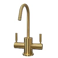 Contemporary C-Spout Hot/Cold Filtration Faucet-Brushed Gold(HC2400)