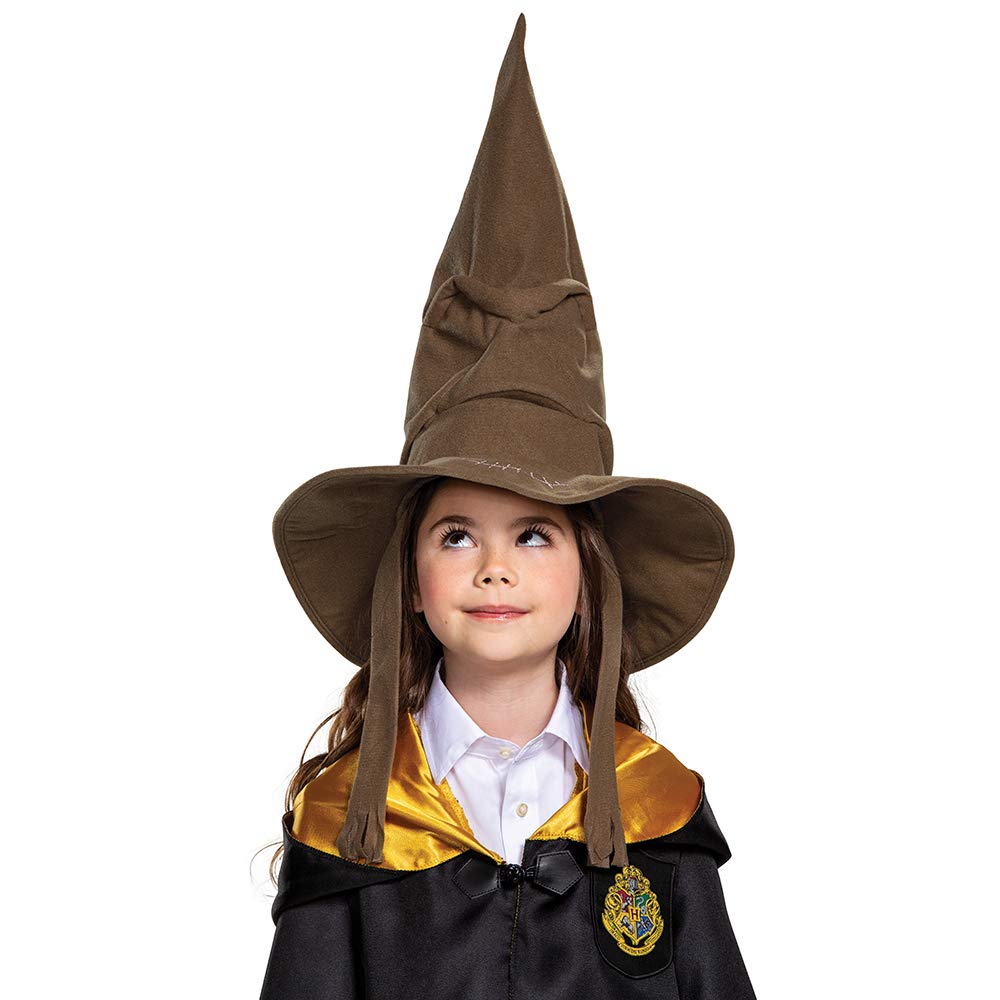 Disguise Harry Potter Sorting Hat, Costume Accessory for Kids, Childrens Size (107759),Brown