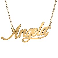 Personalized Custom Any Name Necklace in Golden Silver Jewelry