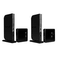 Aries Home+ Wireless HDMI 2X Input Transmitter & Receiver for Streaming HD 1080p 3D Video and Digital Audio from Cable Box, Satellite, Bluray, DVD, PS4, PS3, Laptops, PC - 2 Pack