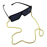 18K Gold Plated Snake Eyeglass Chain Stainless Steel Sunglass Strap Eyeglass Strap Holder USA Made Face Mask Chain