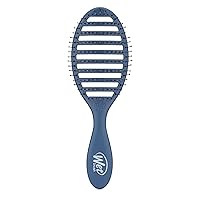 Wet Brush Speed Dry Hair Brush, Elemental Blue - Vented Design & Soft HeatFlex Bristles Are Blow Dry Safe - Ergonomic Handle Manages Tangle & Uncontrollable Hair - Pain-Free