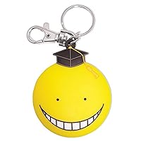 Great Eastern Entertainment Assassination Classroom Yellow Koro Sensei PVC Keychain, Multi-colored, 2