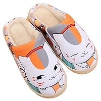 Anime Slipper Soft Plush House Slippers Men Women Winter Anti-slip Indoor Slip on Shoes