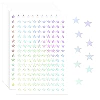 1500pcs Star Sticker, Self-Adhesive Holographic Small Star Sticker for  Crafts Laser Five-Pointed Mini Foil Star Sticker for Kids Reward at School