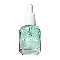 Nailtopia Fresh Soothing and Smoothing Kiwi Oil - Hydrating Cuticle Oil for Dry Skin - Bio-Sourced Skincare - Nail, Scalp, and Lip Oil - 0.41 oz