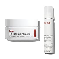Keeps Minoxidil Foam and Thickening Pomade Bundle for Hair Growth