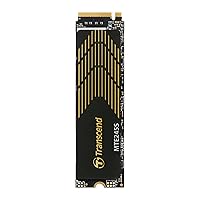Transcend TS1TMTE245S 1TB M.2 PCIe Gen4x4 2280 NVMe Internal Gaming Solid State Drive with Graphene Heatsink, with Speeds up to 4,800MB/s