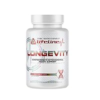 Core Nutritionals Lifeline Longevity, Comprehensive Mitochondrial Health Support with Quercetin (60 Count)