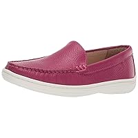 MARC JOSEPH NEW YORK Unisex-Child Leather Boys/Girls Casual Comfort Moccasin Penny Loafer Driving Style