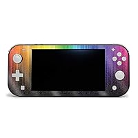 MightySkins Glossy Glitter Skin for Nintendo Switch Lite - Rainbow Streaks | Protective, Durable High-Gloss Glitter Finish | Easy to Apply, Remove, and Change Styles | Made in The USA