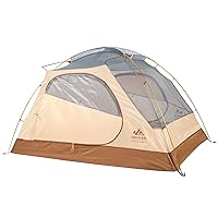 Unigear Space Dome 2 Person Tent- Spacious 2 Door/Vestibules Waterproof Tents for Camping Backpacking Hiking Fishing Travel - Ventilated