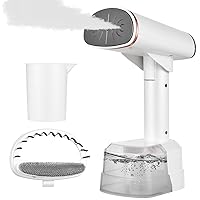 Handheld Steamer for Clothes 1500 Watts 20s Fast Heat-up Wrinkles Remover for Garments Up to 24g/min 2 Modes 400ml Water Tank Portable Foldable Fabric Steamer for Travel/Home/Office