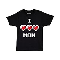 ShirtBANC 8-bt I Love My Mom I Love My Dad Shirts Fathers Day Mothers Day
