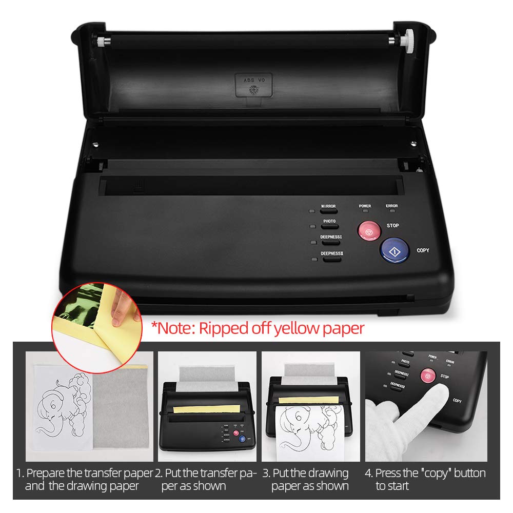 Tattoo Transfer Stencil Machine Copier Printer
