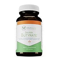 Double Butyrate Gut Health Supplement | Probiotic & Postbiotic Digestive Supplements for Gut Support | Enhances Immune, Brain, & Nervous System Function | Odor-Free Formula | 120 caps