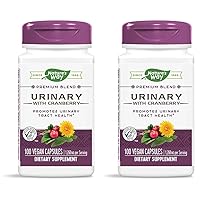Premium Blend Urinary with Cranberry, 1,260 mg per Serving, 100 Caps (Pack of 2)