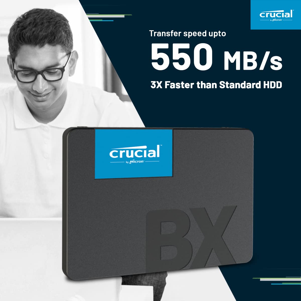 Crucial CT500BX500SSD1 internal solid state drive 2.5