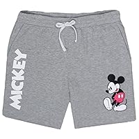 Disney Mickey Mouse Shorts for Adults (X-Large) Grey