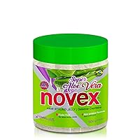 NOVEX Super Aloe Vera Super Hold Jelly 17.6oz - Infused with Organic Aloe Vera - Helps an itchy scalp - strengthen your hair - Controls greasy hair - Strengthens hair.