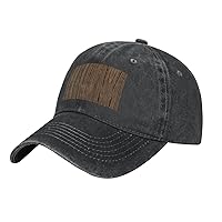 Wood Grain Print Cotton Outdoor Baseball Cap Unisex Style Dad Hat for Adjustable Headwear Sports Hat