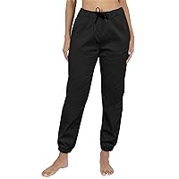 Southpole Women's Casual Comfy Twill Jogger Pants, Stretchable