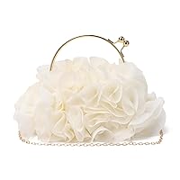 LHHMZ Women's Floral Clutch Bag Elegance Flower Evening Bag Wedding Purse Party Prom Handbags