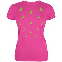 Old Glory Halloween Fruit Dragonfruit Costume Juniors Soft T Shirt Hot Pink SM