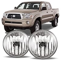 Winjet Fog Lights Assembly fit for 05-11 Tacoma Fog Light, Clear(Wiring Kit Included