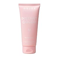 Brite Pastel Pink Semi-Permanent Hair Color - Vegan & Cruelty-Free Hydrating Hair Dye, Lasts Up to 30 Washes (100ml)