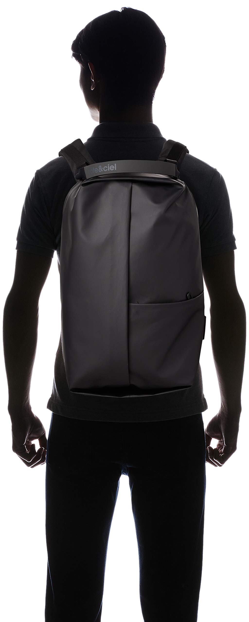 Cote & Ciel Men's Sormonne Obsidian Backpack, Black, One Size