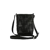 Handbag Republic Trendy Patterned Cell Phone Bag for Women - Stylish Compact Vegan Leather Crossbody